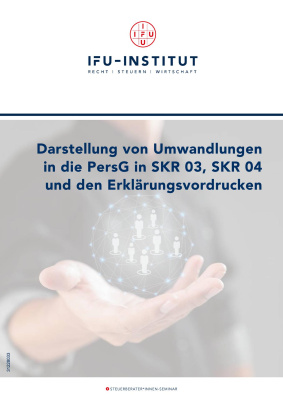 Darstellung von Umwandlungen in die PersG