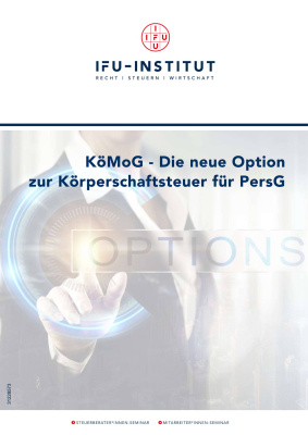 KöMoG - Die neue Option zur KSt für PersG 