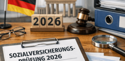 Personen im Business-Kontext, auf denen sich eine nächtliche Skyline spiegelt.