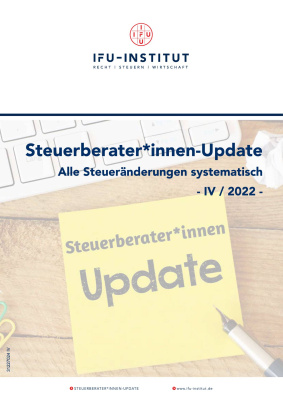 Steuerberater*innen-Update IV / 2022