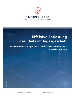 Effektive Entlastung des Chefs im Tagesgeschäft
